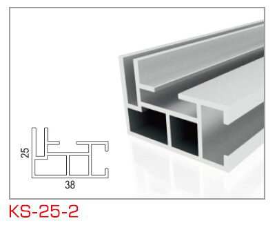 KS-25-2 铝合金卡布框架型材