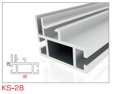 KS-28 单面卡布框架型材