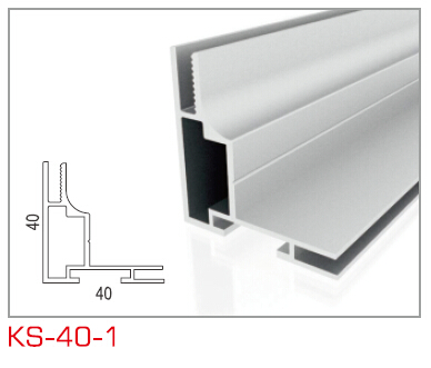 KS-40-1 单面卡布框架型材