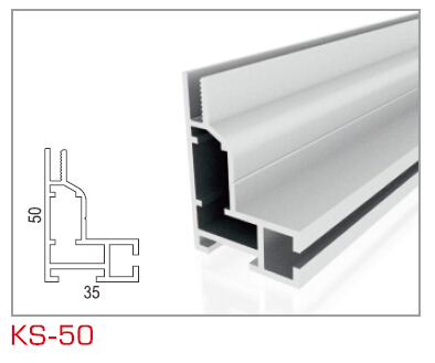 KS-50单面卡布框架型材
