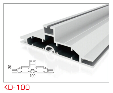 KD-100 双面卡布灯箱框架型材