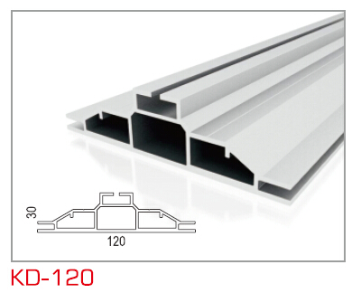 KD-120 双面卡布灯箱框架型材