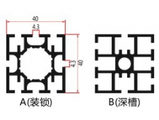 40八槽方柱 M042