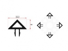 八棱柱槽口封条E031B