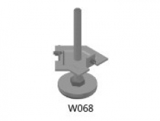 40方柱135°柱调节脚W068