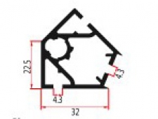 135°五角柱S063