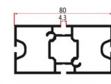 40x80四槽方柱M480