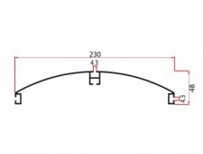 圆弧三槽型材A-S230A