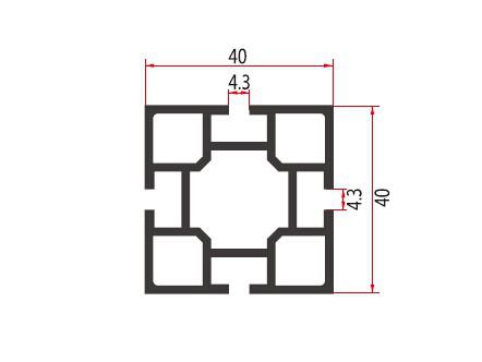 M041   40方柱展架