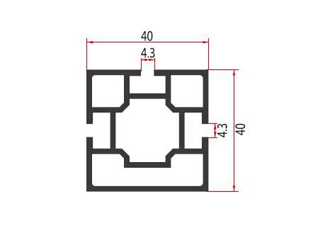 M044 三槽方柱