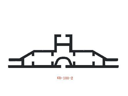 KD100-1 双面卡布铝合金型材